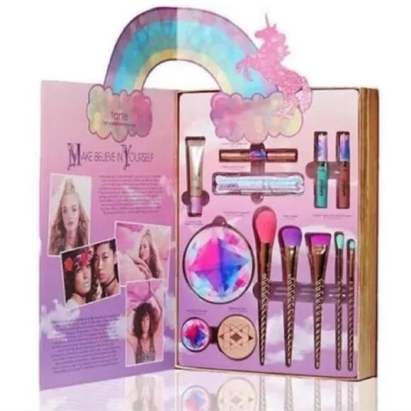 RARE NIB LIMITED EDITION TARTE MAKE BELIEVE IN YOURSELF MAKEUP COLLECTION